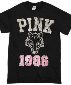 PINK Wolfhead 1986 T-shirt
