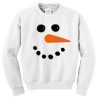 Snowman Face Sweatshirt