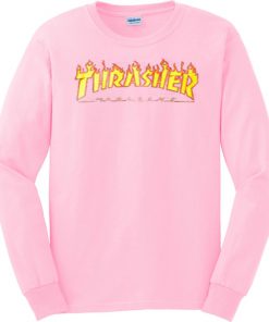 Thrasher Magazine Pink Sweatshirt