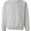 blank light grey gildan sweater