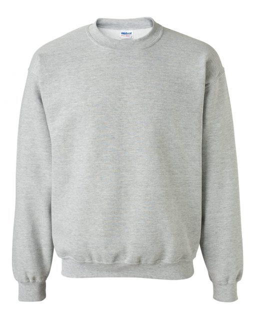 blank light grey gildan sweater