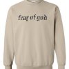 Fear Of God Beige Sweatshirt
