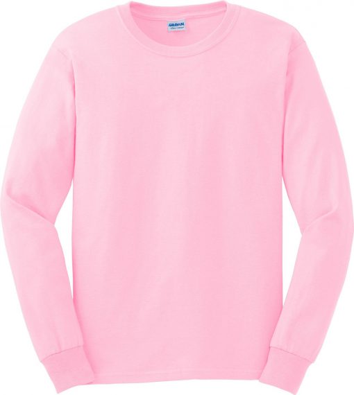 blank pink gildan sweatshirt