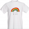 Be Cool Be Nice Rainbow T-shirt