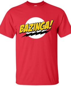 BAZINGA Red T-shirt