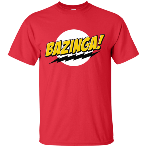 BAZINGA Red T-shirt