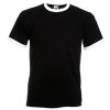 Black with White Ringer T-shirt