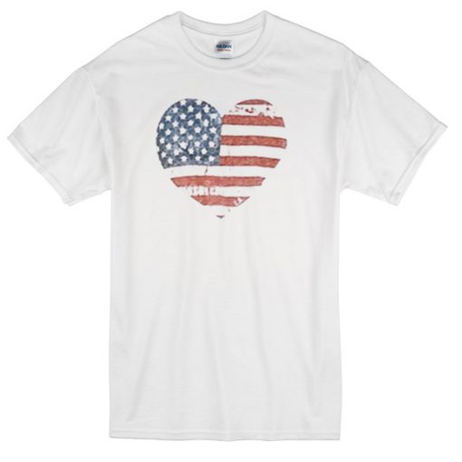 LOVE USA Flag T-shirt