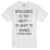 Stephen Hawking Quote Numbers T-shirt