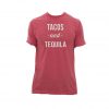 Tacos and Tequila Light red T-shirt