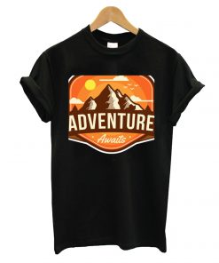 Adventure Awaits Slogan T-Shirt