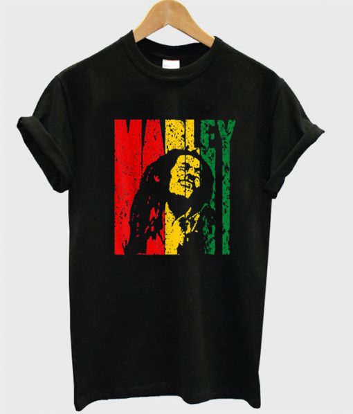 Vintage Retro Bob Marley Legends Live Forever T Shirt