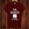 0% Irish Vintage St. Patrick's Day T-shirt