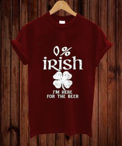 0% Irish Vintage St. Patrick's Day T-shirt