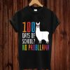 100 Days Of School – No Probllama – Llama Lovers Kids Shirt T-shirt