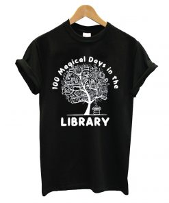 100 Magical Days in The Library T shirt