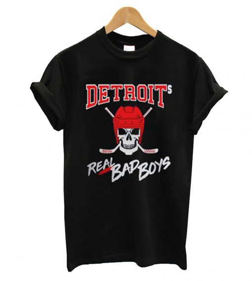 Beautiful Detroits Real Bad Boys Hockey T shirt
