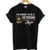 Im Proud To Be A Veteran And A Papa T shirt