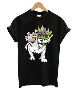 Mardi Gras Cat T shirt