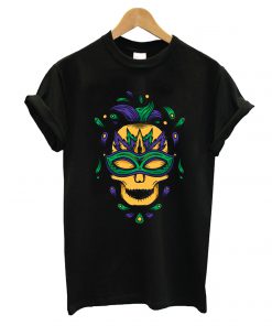 Mardi Gras Skull T shirt