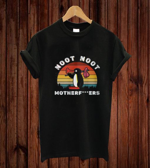 Noot Noot Pingu Shirt Noot Meme Gift, Pingu Noot Noot Motherf Classic T-shirt