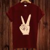 PEACE OUT SIGN T-shirt