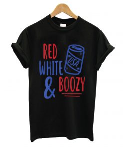 Red White Boozy T shirt