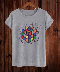 Rubik's Math On Light T-Shirt