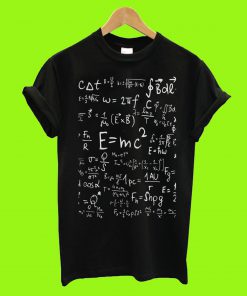 Science Teacher Formula Cheat Sheet Geek Tee T-Shirt