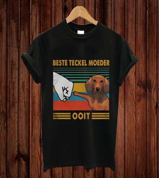 Vintage Beste Teckel Moeder Ooit T-shirt