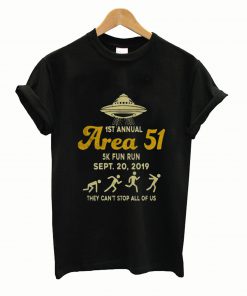 1ST Annual Area 51 5k fun run Tshirt