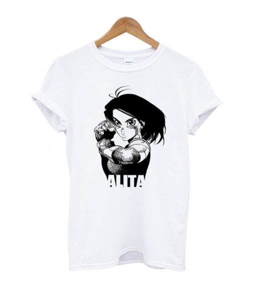 Battle Angel Alita White T shirt