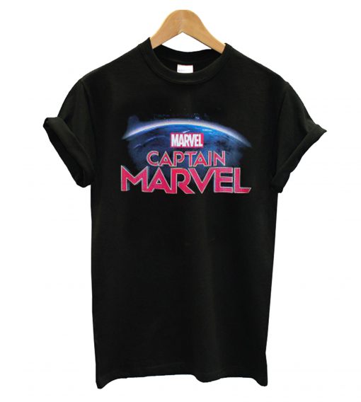 Captain Marvel Black T shirt