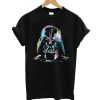 Darth Vader Neon Sketch Art T shirt