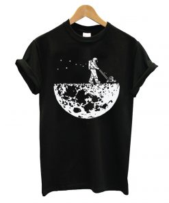 Develop The Moon With Astronaut T shirt
