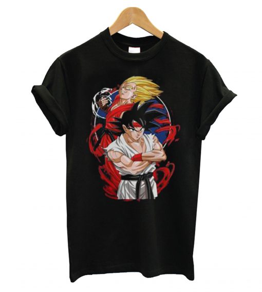 Dgaron Ball Gokustreetfighter T shirt