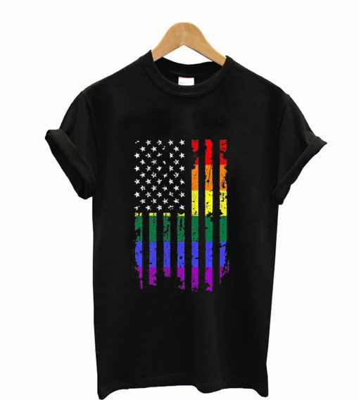 Distressed Rainbow Flag T-Shirt