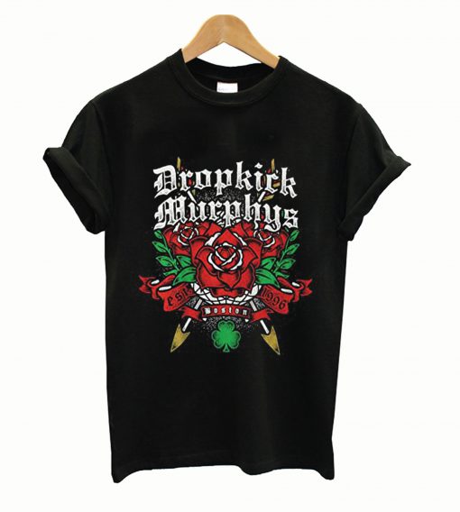 Dropkick Murphys Rose Tattoo Tee TShirt