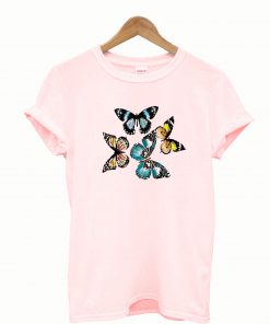 Fashion butterfly Printed Fashion T Shirt