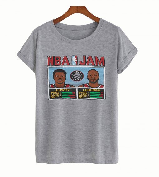 Get the Kyle Lowry x Kawhi Leonard Raptors NBA Jam T Shirt