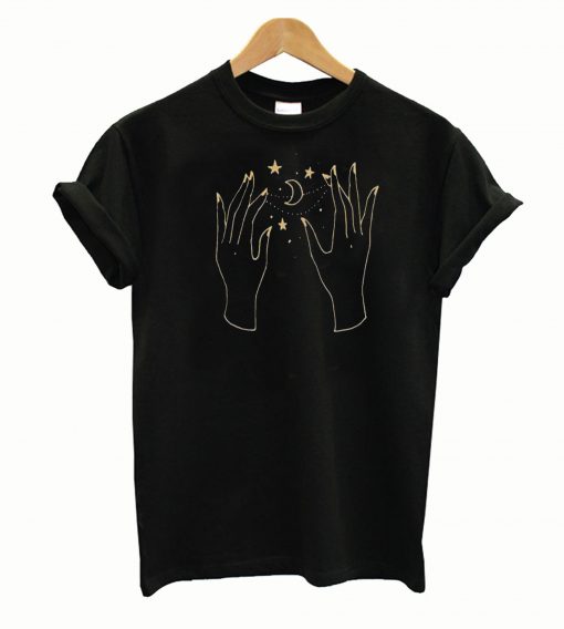 Hands with Stars and Moon TShirt
