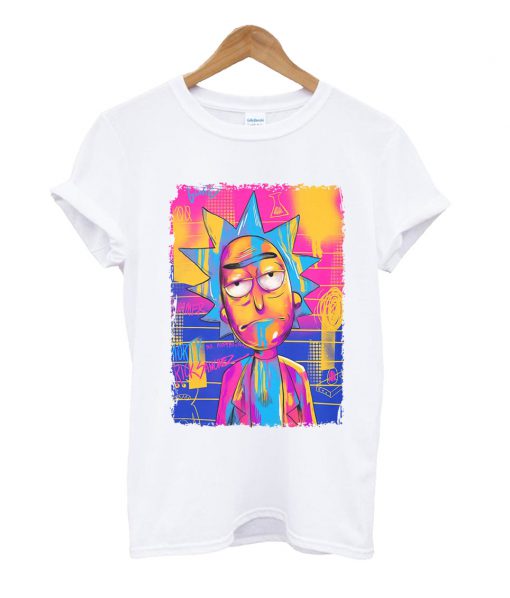 Rick and Morty Colored T Shirt