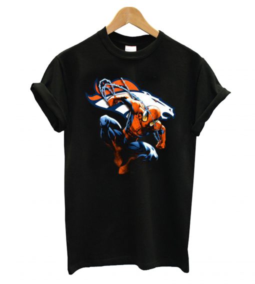 Spiderman Denver Broncos T shirt