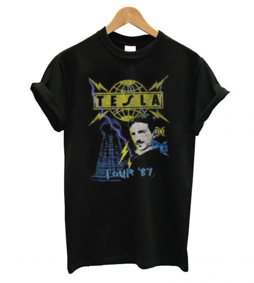 Tesla Tour 1987 T shirt