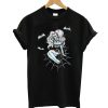 Vampire Pinup Girl On A Spider Web T shirt