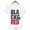 Black and red T Shirt