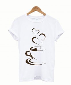 Brown Coffee cup T shirt