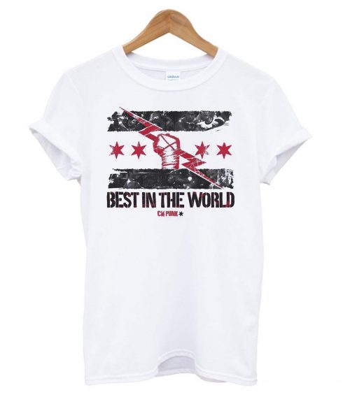 CM Punk Best In The World White T shirt