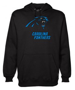 Carolina Panthers Black Blue Fabric Hoodie