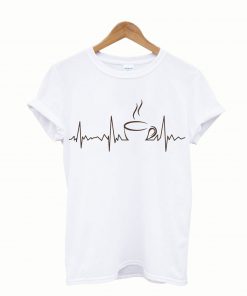 Coffee Heartbeat T shirt